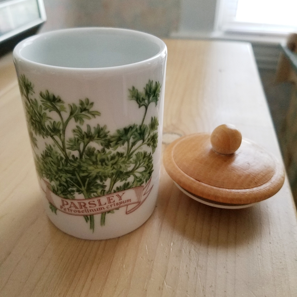 Royal Worcester 1990 Parsley Container